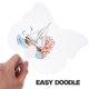 thumbnail image 4 of unbranded 8Ud Abanicos De Plástico Transparentes Para Crear Y Personalizada DIY, 4 of 8