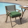 thumbnail image 3 of ARDEN Foam Outdoor Seat Cushions (4-Pack), 19 x 19, Premium High-Density Foam, Never Flattens, Weather-Proof for Outdoor Chairs Bright Moss Green Leala, 3 of 13