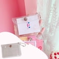 thumbnail image 3 of TISHITA Portable Card Holder Bag Transparent Korean Wallet for Credit ID Photocard Glitter cake, 3 of 7