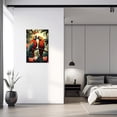 thumbnail image 3 of ZHONGYUTONG Parrot Couple Canvas Wall Art Tropical Macaw Birds on Branch Picture Prints Colorful Animal Romantic Painting for Bedroom Room Decor Framed (12.00" x 18.00"), 3 of 5
