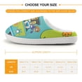 thumbnail image 2 of Scooby Doo Mystery Machine Kids Cotton Slippers Slip-on Indoor Memory Foam House Shoes Fluffy Slippers Furry Cozy Comfy Slippers Boys Girls, 2 of 8