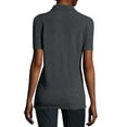thumbnail image 2 of Hanes Women's X-Temp w/ Fresh IQ Short Sleeve Pique Polo Shirt, 2 of 7