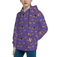 thumbnail image 2 of Xecao German Shepherd Dog Print Youth Hoodie Sweatshirt,Boys Hoodies,Essentials Hoodie-Large, 2 of 6