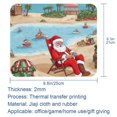 thumbnail image 5 of Santa Claus Printed Gaming Mousepad Desk Mat, Non-Slip Rubber Bottom Mouse Mat 8.3x9.8 Inch - Suitable for Office and Gaming, 5 of 6