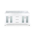 thumbnail image 4 of Tookss 72 Inch Bathroom Vanity Base, Pedestal Sink Storage Cabinet, With 4 Doors & 3 Drawers Large Capacity For Laundry Room, Kitchen, Shower Room, Utility Room, 4 of 9