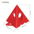thumbnail image 2 of Unique Bargains Painting Stands, 24 Pack ABS Plastic Mini Cone Paint Stands Risers Support, Red, 2 of 5
