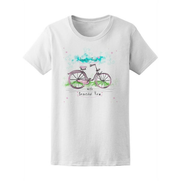 Lovely Trip With Beautiful View T-Shirt Women -Image by Shutterstock, Female Large