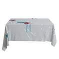 thumbnail image 1 of DEBGFS Christmas Tablecloth Dustproof Add Atmosphere Square European Style Creative Printing Table Protector Cover Daily Use,70x70cmc, 1 of 8