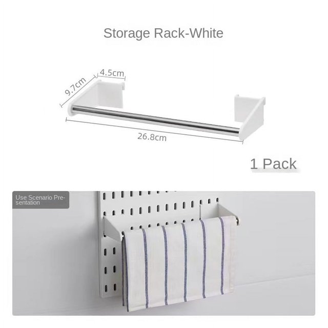Nail Board Accessories Combination Wall Storage Rack, Suitable For Bedroom, Study, Kitchen,-HAPDEN