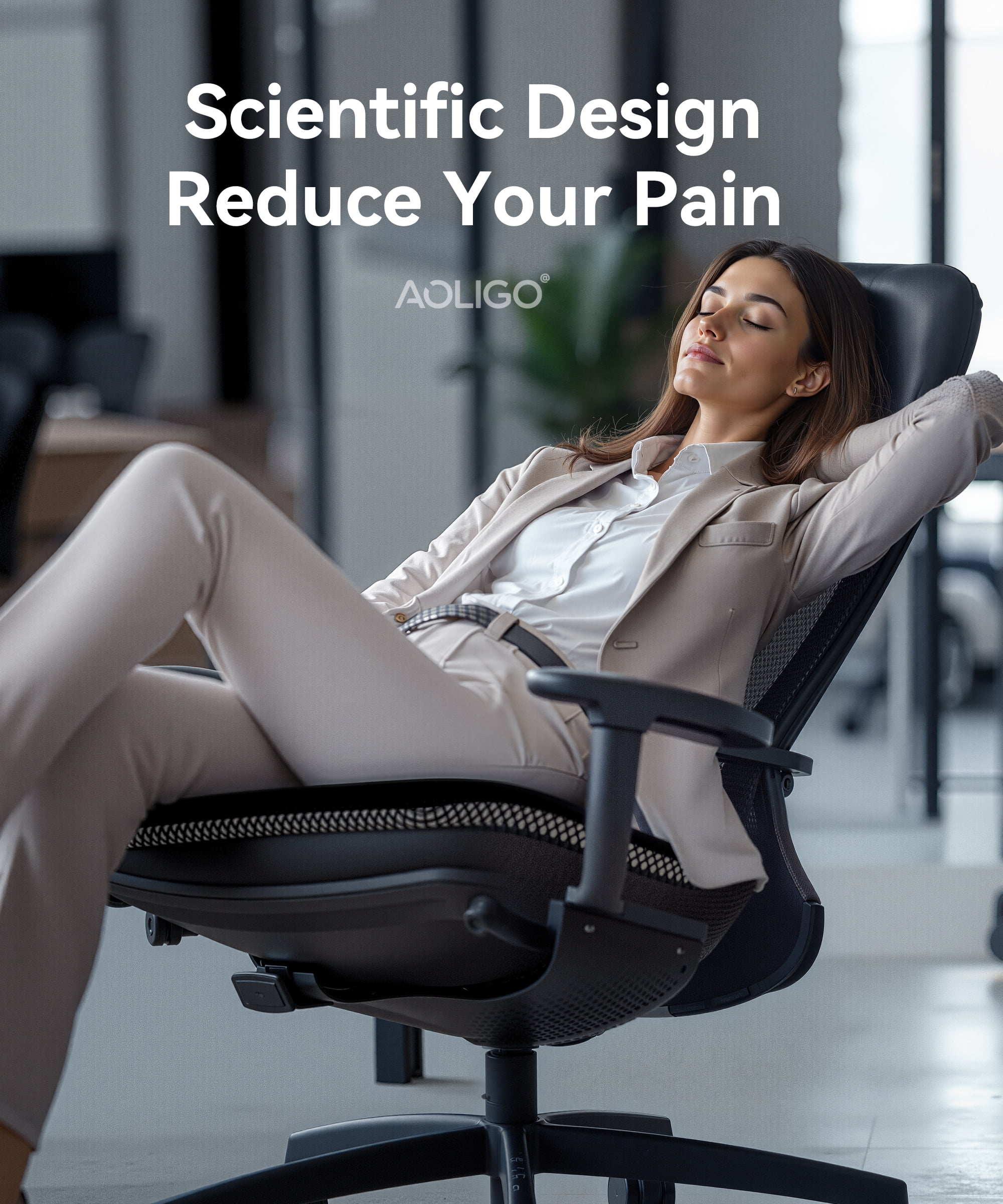 AOLIGO Gel Seat Cushion for Long Sitting, 17" x 15" Enlarged Thickened Pad, Soft & Breathable Office and Wheelchair Comfort, Cyan