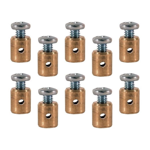 Buyers Products Throttle Stop,Brass (10/PK) 51610