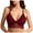 Wine, variant on Darzheoy Wire-Free Bra for Women Fashion Lace Active Bra Beauty Back Wrap Hollow Out Bra Underwear Sexy Bras for Women 32/70AB