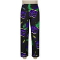 thumbnail image 5 of Levmjia Womens Pajama Set Lapel Short Sleeve Carnival Printed Cardigan Sleepwear 2 Piece Set With Pants Comfortable and Breathable Nightwear Home Relaxation, 5 of 9