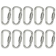 thumbnail image 2 of 10 Uds mochila Universal multifunción Bsvklp mosquetón llavero senderismo al aire libre D-ring Snap Clip Lock hebilla herramientas de escalada, 2 of 8
