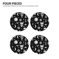 thumbnail image 3 of Car Fragrance Piece Four Pieces Of Fresh Air Lavender Smell Contains Lanyard Plastic Film Wrapped For The Bathroom Bed In The Car Room Retro Skull Head (2) Round Shape, 3 of 8
