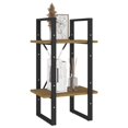 thumbnail image 2 of vidaXL 2-Tier Book Cabinet 40x30x70 cm Solid Pine Wood, 2 of 5