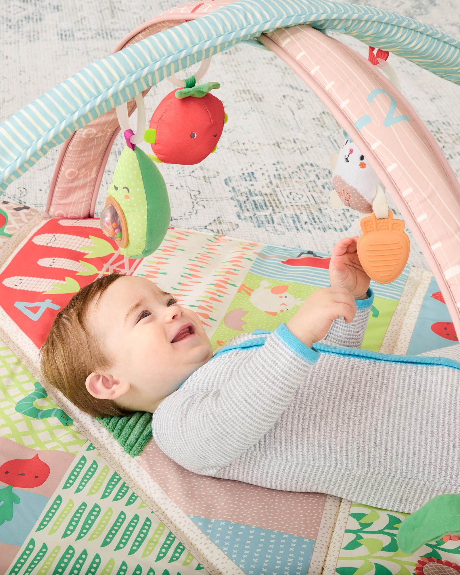 Skip Hop Farmstand Grow & Play Baby Activity Gym for Ages 0-2 Years