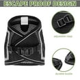 thumbnail image 3 of PUPTECK Breathable Cat Harness and Leash Set - Escape Proof Cat Vest Harness, Reflective Adjustable Soft Mesh Kitty Puppy Harness, Easy Control for Outdoor Walking, 3 of 7