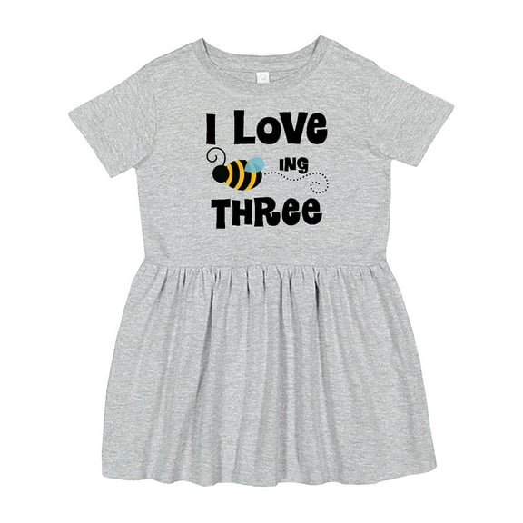 Inktastic 3rd Birthday Bee Girls Toddler Dress
