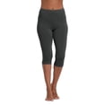 thumbnail image 3 of HAJWOH Women’s Capri Leggings Knee Length Leggings for Women Stretch Summer Lightweight Pants, 3 of 6