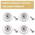 thumbnail image 3 of Shower Door Roller Wheel Replacement, Bearing Component Ensures Stable Quality & Long Service Life, Smooth Quiet Operation For Bathroom Glass Sliding Doors (4PCS), 3 of 5