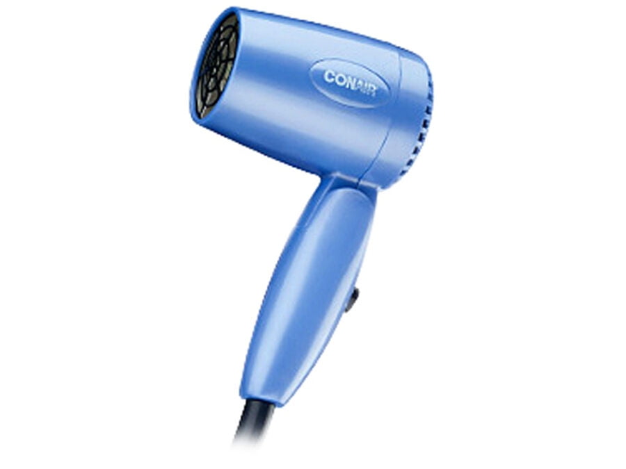Conair 124ANR 1600w Dual Volt Travel Folding Hair Dryer 110/220 Volt