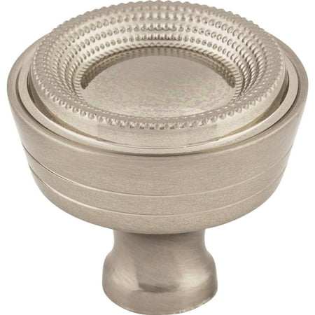 Top Knobs M1594 Beaded 1-5/16" Mushroom Cabinet Knob From The Edwardian Collection -