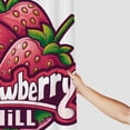 thumbnail image 3 of Awypu Durable and Washable Strawberry Hill 240 Waterproof Shower Curtain, Multiple Sizes White, 3 of 7