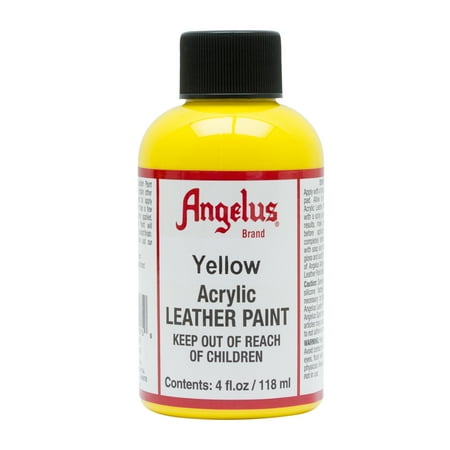 UPC: 0086366740750 | Angelus® Acrylic Leather Paint  4 oz.  Yellow