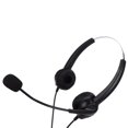 thumbnail image 3 of Casque d'Écoute Filaire, Casque de Centre d'Appel de Réduction du Bruit de Protection Auditive Réglable Compatible pour la Ligne Fixe VH530D-RJ9 Binaural, 3 of 8
