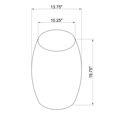thumbnail image 4 of Linon Westly Table Tambour Émail et Capiz Gingko en Blanc, 4 of 13