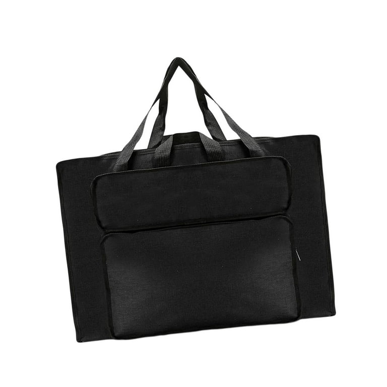 US Art Supply Black Nylon Art Portfolio Carry Bag, (Size: 26 x 19) 
