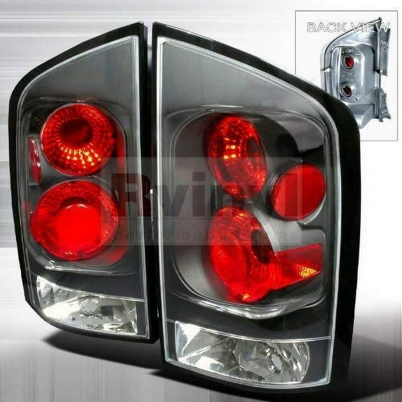 Tail Lights Rear Brake Lamp In Black Housing Clear Lens Made For And Compatible With 2005 - 2015 Nissan Armada 05 06 07 08 09 10 11 12 13 14 15
