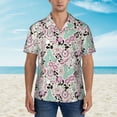 thumbnail image 2 of Haiem West Cowgirl Disco Printed Hawaiian Shirt for Men - Men’s Casual Beach Summer Shirts - Stretch Fabric with Modern Fit-Large, 2 of 7