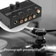 thumbnail image 4 of PP500 Ultra-compact Phono Preamp pre Amp Preamplifier with Level Volume Control RCA Input Output 1/4" TRS Output Interfaces for LP Vinyl Turntable, 4 of 5