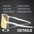 thumbnail image 2 of Oakley OO9406 Sutro Shield Shaped Non-Polarized Sunglasses for Men - Includes Official Eyewear Kit - Pacific Glass Frame with Prizm 24K Lens, 2 of 7