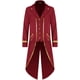 thumbnail image 3 of WISHU Chaqueta Medieval Steampunk para Hombre, Abrigo gótico Victoriano Renacentista, Disfraz de Vampiro de Halloween, levita Vintage, 3 of 5