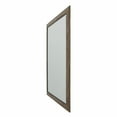 Yosemite Home Gray Wood Frame with Black Trim Wall Mirror