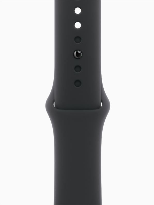 Apple Watch Series 11 - GPS + Cellular - 46MM Space Gray Aluminum Case with Black Sport Band - M/L