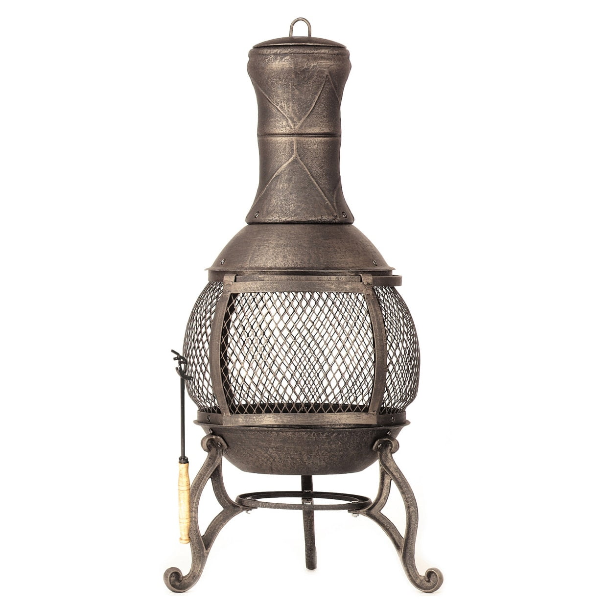 Corona Chimineas Outdoor Wood Burning Fireplace Heater Cast Iron