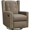 Baby Relax Mikayla Swivel Gliding Recliner (Mocha)