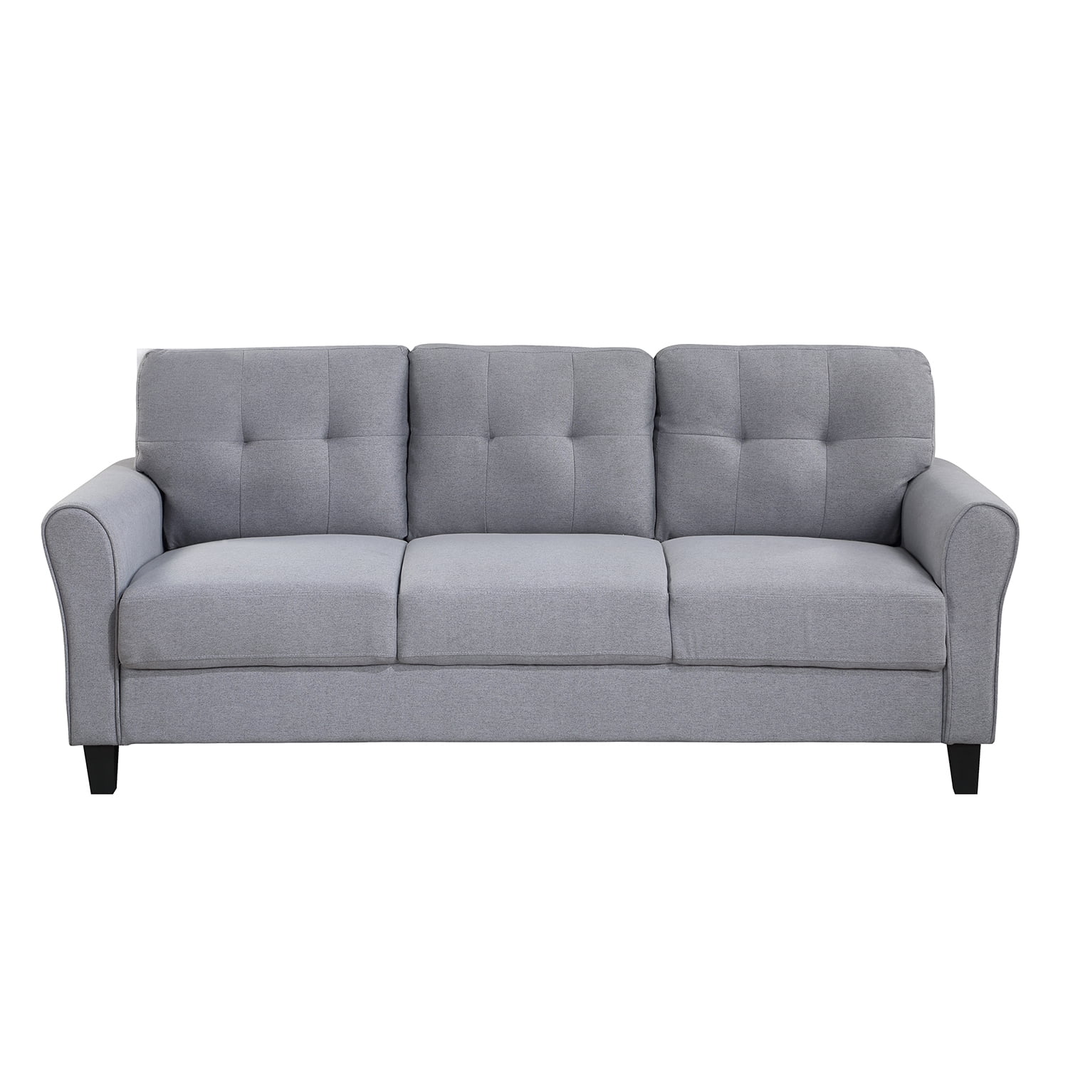 Kadyn 79.9" Modern Living Room Sofa, Upholstered Couch Furniture for Living Room, Linen 3-Seat Sofa for Office, Light Grey-Blue Kadyn 79.9" Modern Living Room Sofa, Upholstered Couch Furniture for Living Room, Linen 3-Seat Sofa for Office, Light Grey-Blue