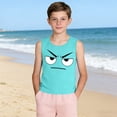 thumbnail image 3 of Camisola de Niños Pequeños 3-15 Años sin Mangas Tela Suave Moda Linda Impresión de Gradiente para la Boda Casual en Casa, 3 of 6