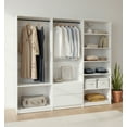 thumbnail image 4 of Klair Living Prosper White Freestanding Walk in Wood Closet System in Oak, 4 of 11