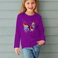 thumbnail image 5 of Bnwani Toddler Shirts Long Sleeve Crew Neck Casual Cute Tops, 5 of 5