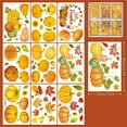 thumbnail image 7 of 9 Sheets Thanksgiving Day Decorations Window Clings Stickers Fall Maple Gnome Yellow Halloween Pumpking Window Decals Stickers for Thanksgiving Fall Halloween Party Ornaments, 7 of 7