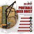 thumbnail image 2 of Kill Shot Portable Tree Mount Deer Hoist, Steel Crank & Chain, Carry Bag, Black, 2 of 8