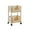 A, variant on 6-Tier Plastic Rolling Utility Cart with Handle, Multi-Functional Storage Trolley for Office, Living Room, Kitchen, Movable Storage Organizer with Wheels