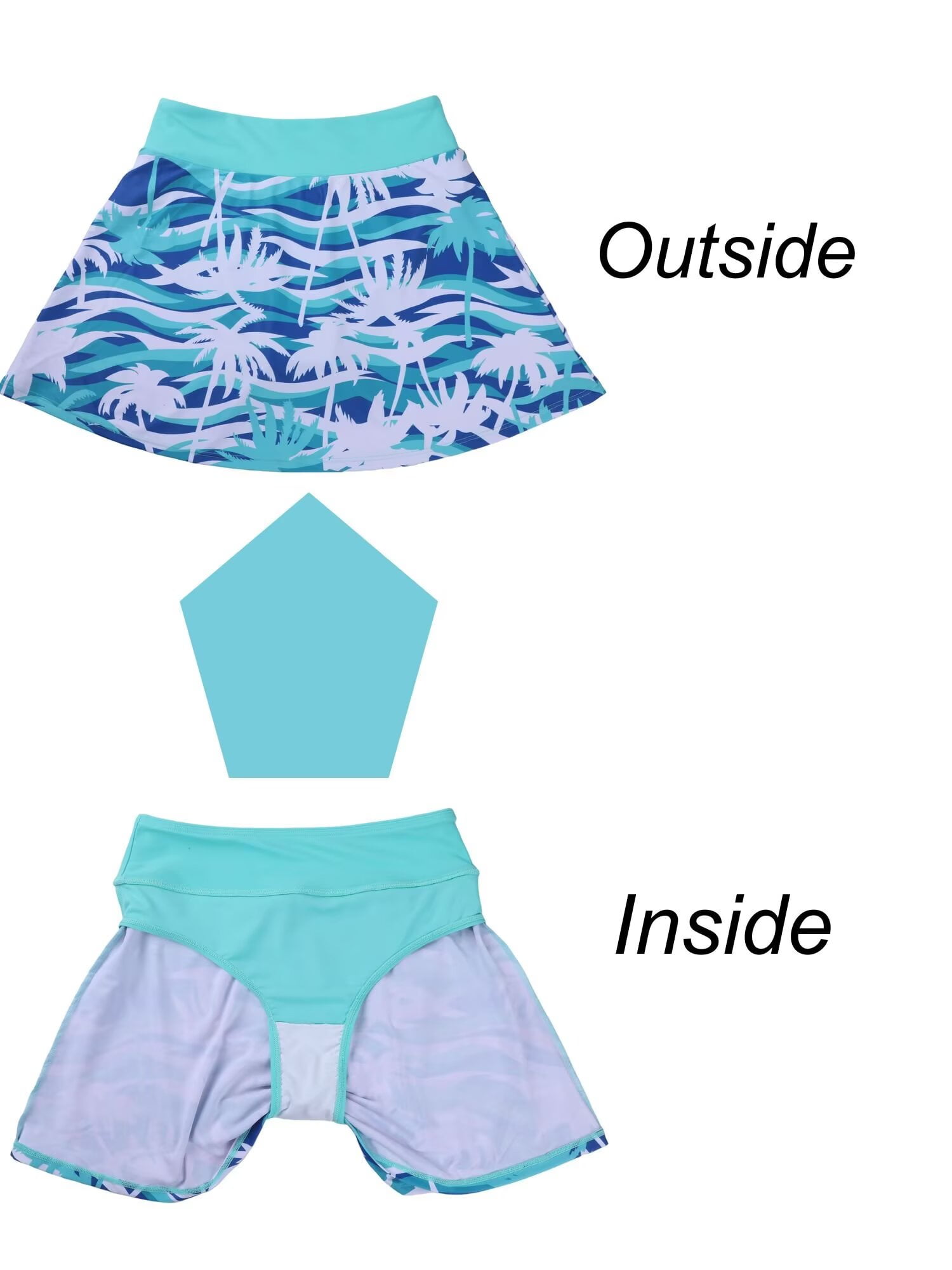 Asoul Tankini Swimsuits for Women Two Piece Bathing Suits Tummy Control Ruched Swim Suits with Skirt