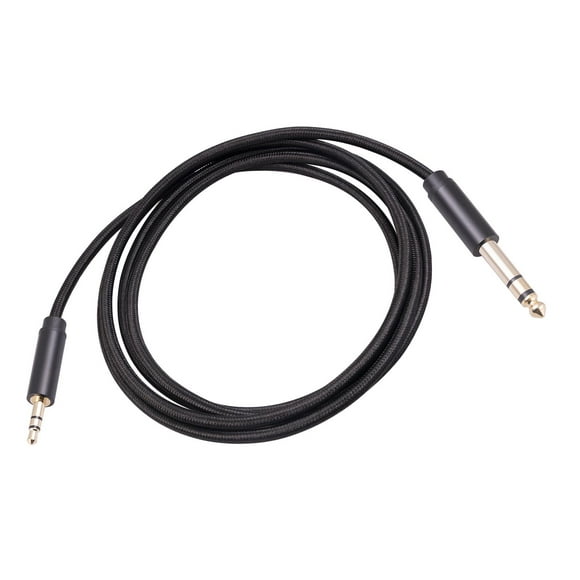 TISHITA Audio Cable 1/8" Male to 1/4" Female 3.55 to 6.35mm for Computer Amplifier Bass 3M